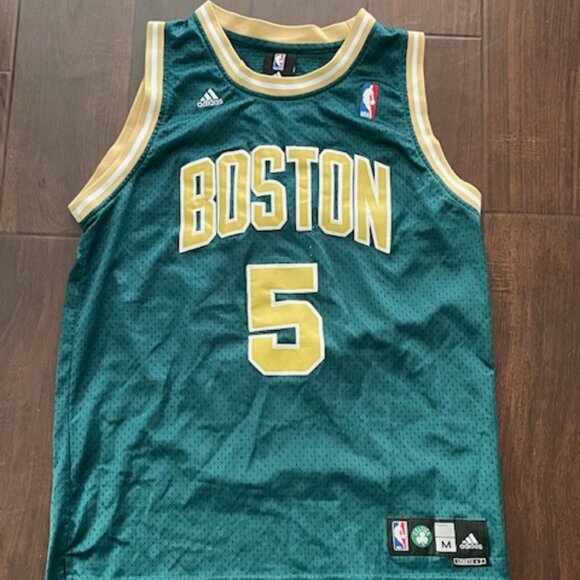 Kevin Garnett Boston Celtics #5 Adidas St Patrick's Day Jersey Sz M - Picture 1 of 9